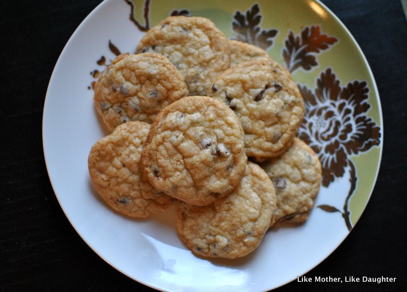 Crystallized ginger chocolate chip sugar cookies ~ Like Mother, Like Daughter 6