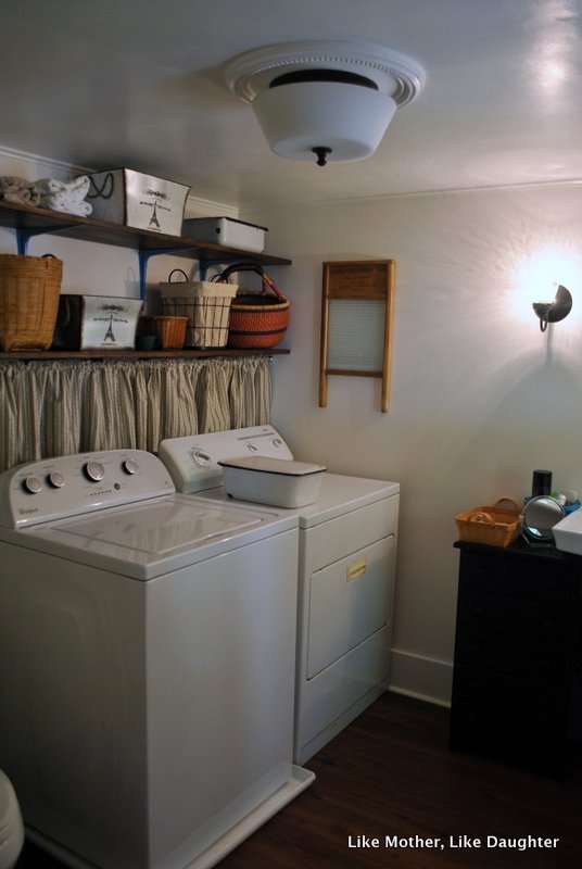 New Laundry Room, Old House ~ Like Mother, Like Daughter