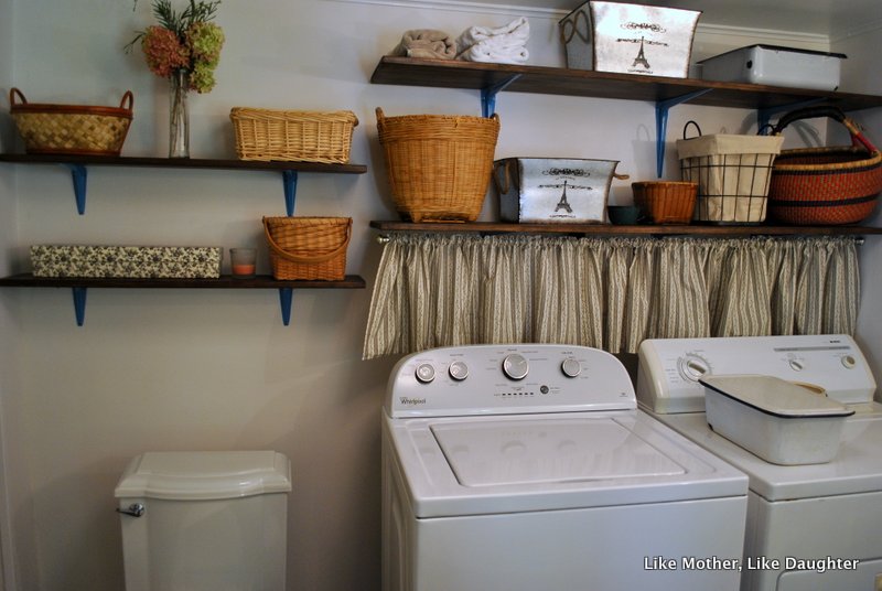 New Laundry Room, Old House ~ Like Mother, Like Daughter